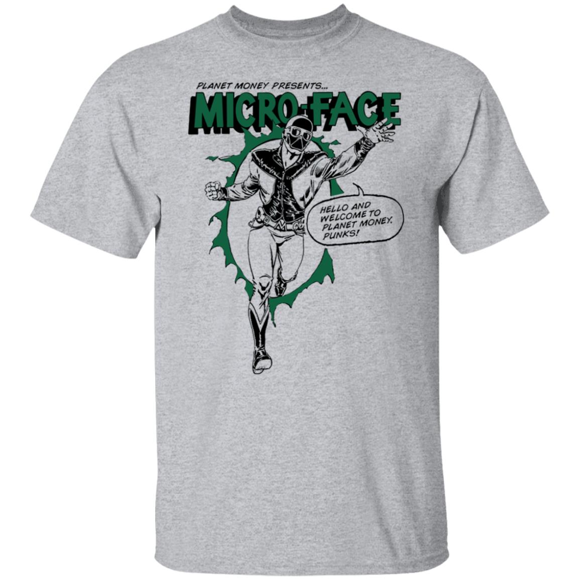 Planet Money Presents Micro Face Hello And Welcome To Planet Money Punks Shirt, Hoodie, Tank