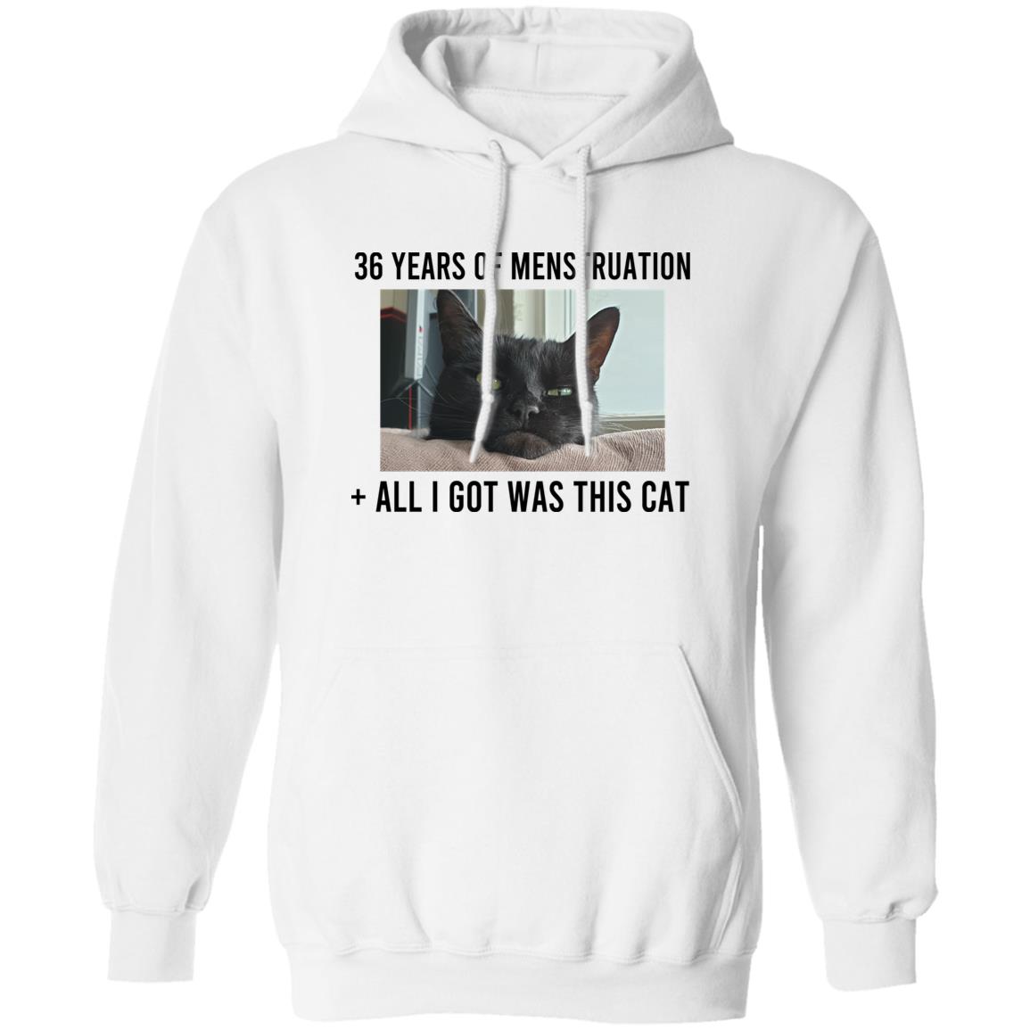 36 Years Of Menstruation All I Got Was This Cat Shirt, Hoodie, Tank
