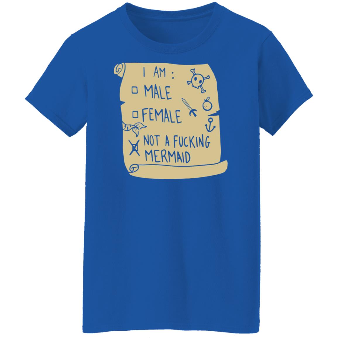 I Am Not A Fucking Mermaid Shirt, Hoodie, Tank