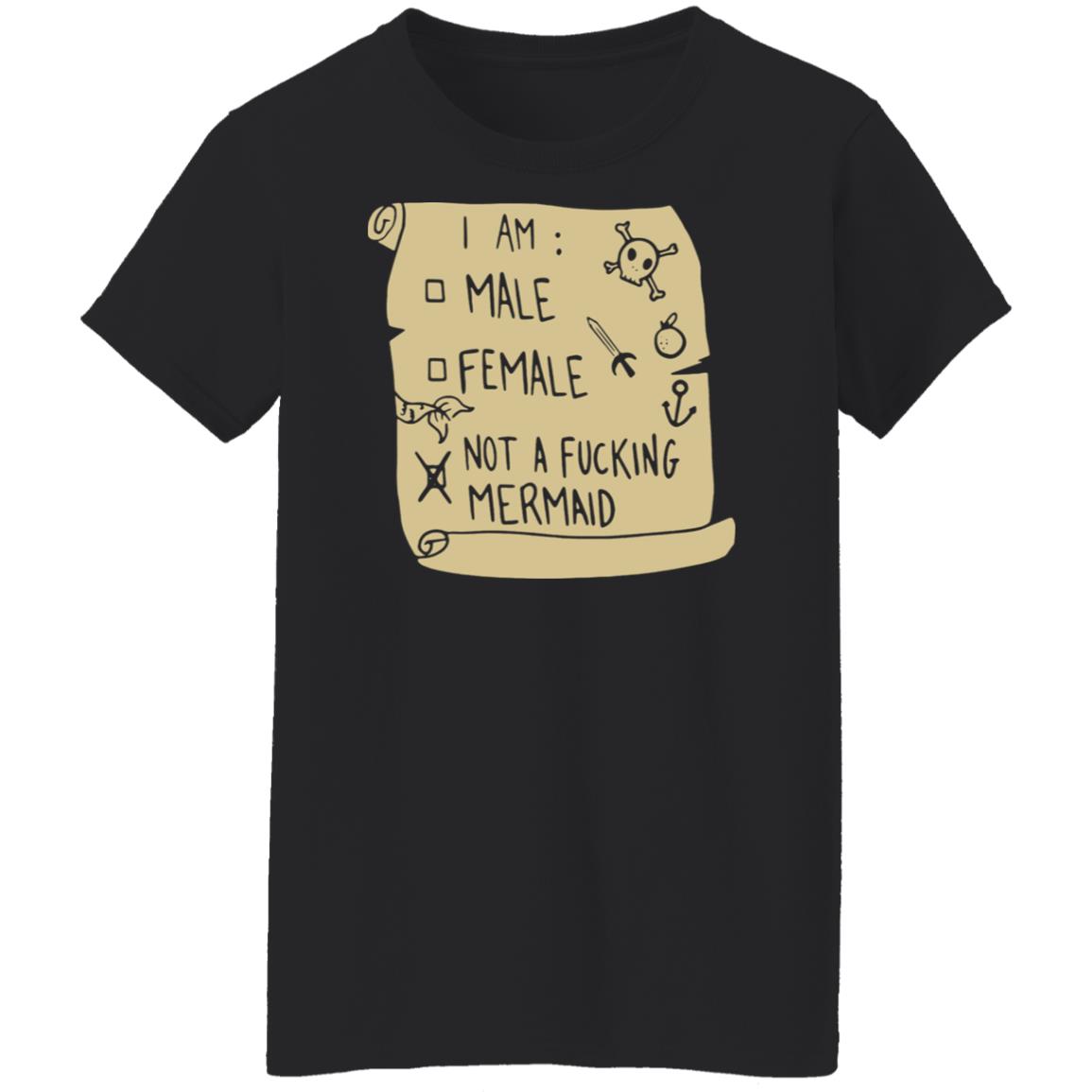 I Am Not A Fucking Mermaid Shirt, Hoodie, Tank