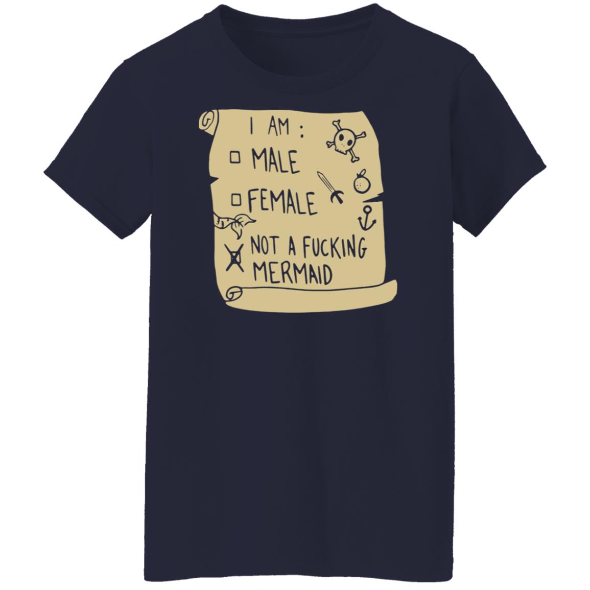 I Am Not A Fucking Mermaid Shirt, Hoodie, Tank