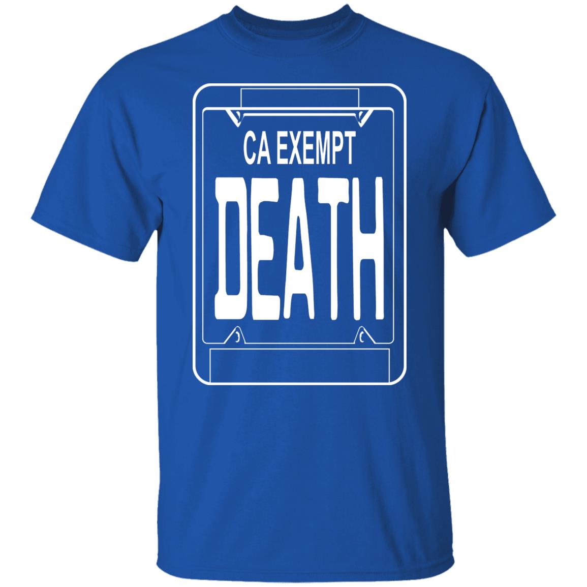 Government Plates By Death Grips Ca Exempt Death Shirt, Hoodie, Tank