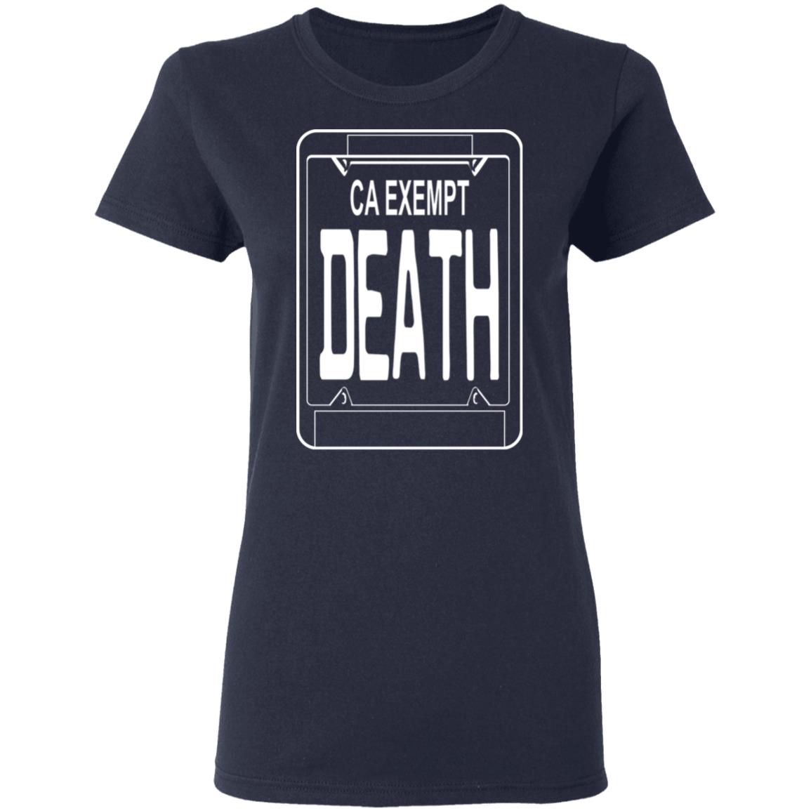 Government Plates By Death Grips Ca Exempt Death Shirt, Hoodie, Tank