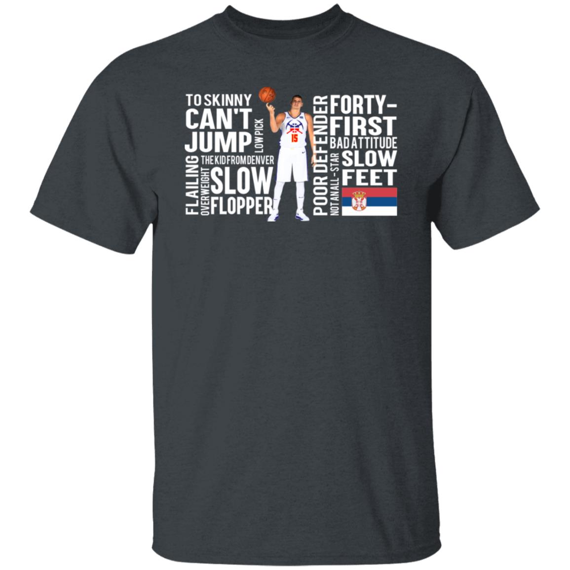 Too Skinny Can’t Jump Low Pick The Kid From Denver Shirt, Hoodie, Tank
