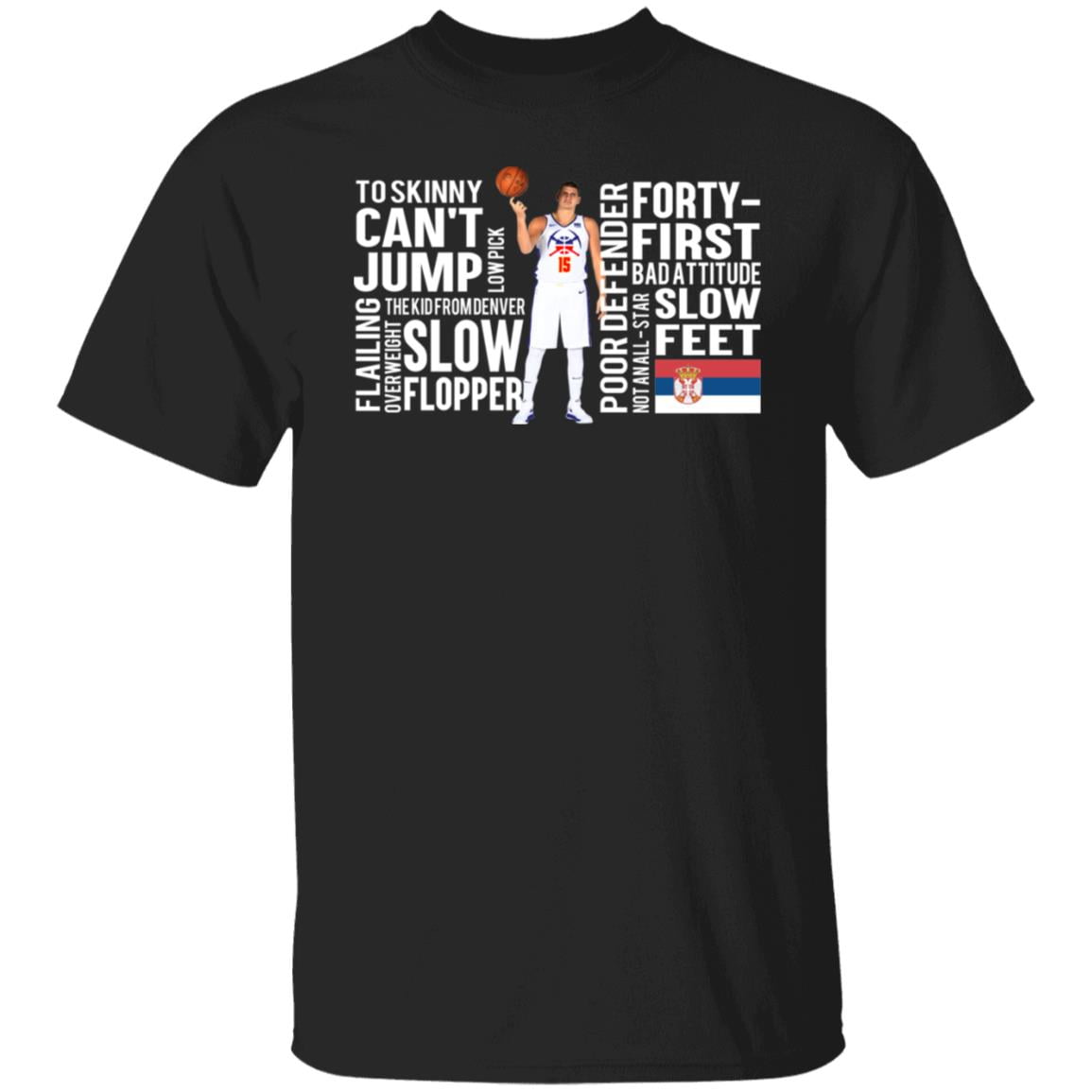 Too Skinny Can’t Jump Low Pick The Kid From Denver Shirt, Hoodie, Tank