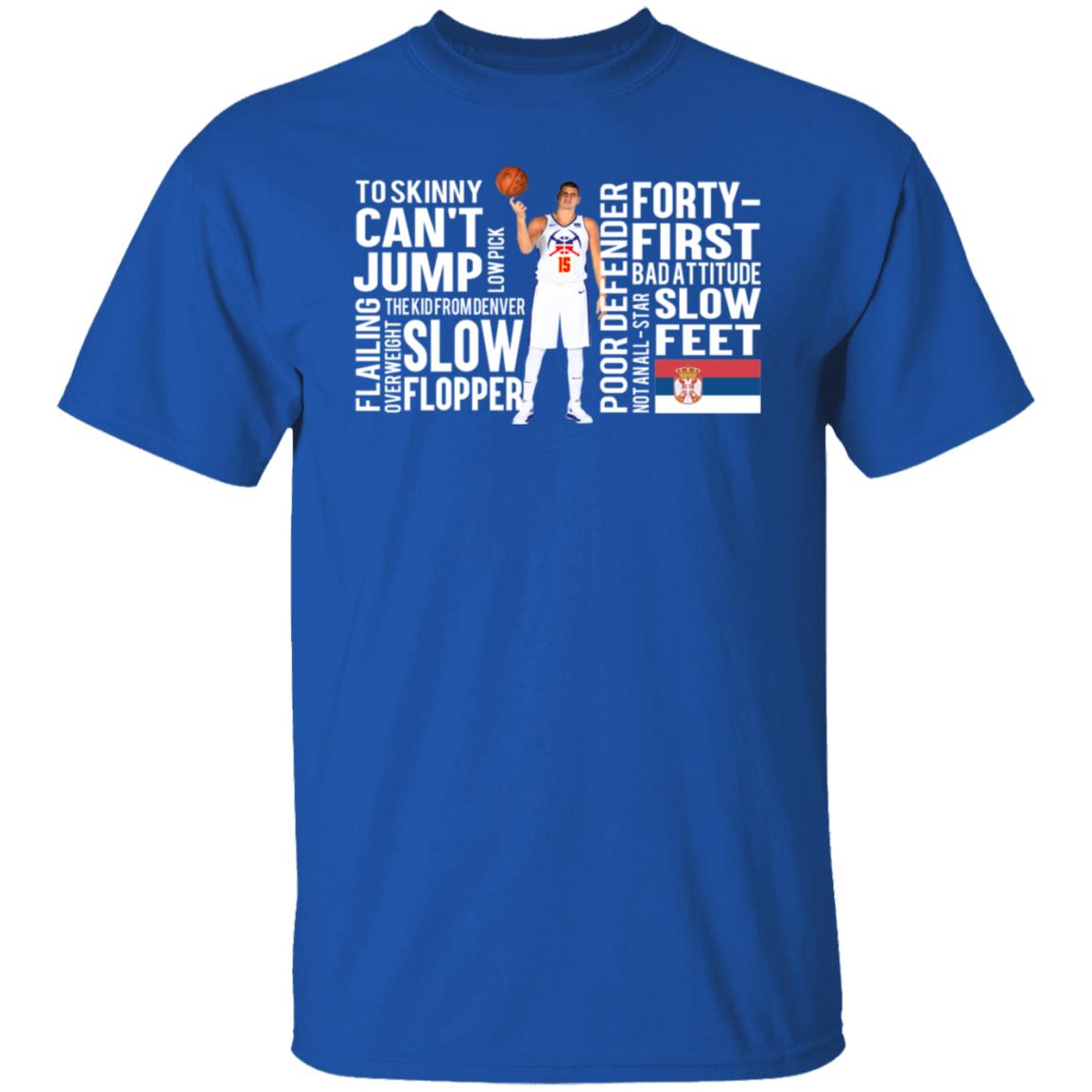 Too Skinny Can’t Jump Low Pick The Kid From Denver Shirt, Hoodie, Tank