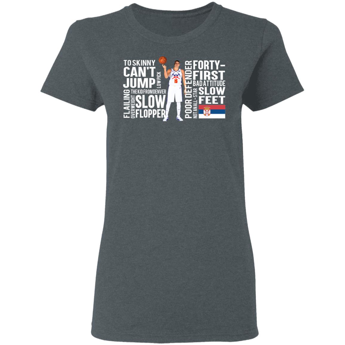 Too Skinny Can’t Jump Low Pick The Kid From Denver Shirt, Hoodie, Tank