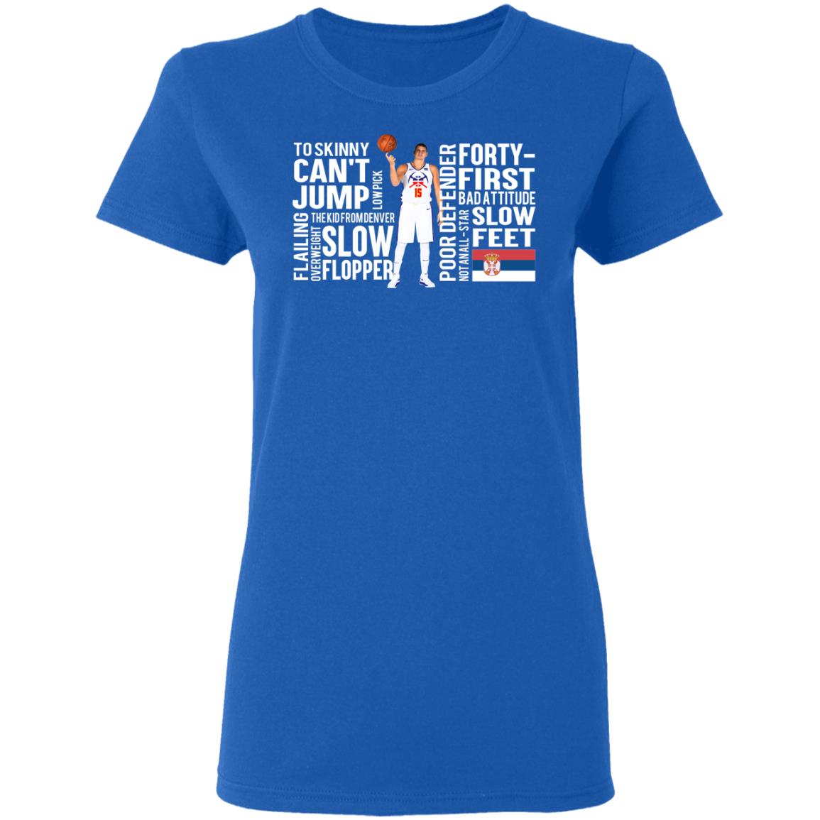 Too Skinny Can’t Jump Low Pick The Kid From Denver Shirt, Hoodie, Tank