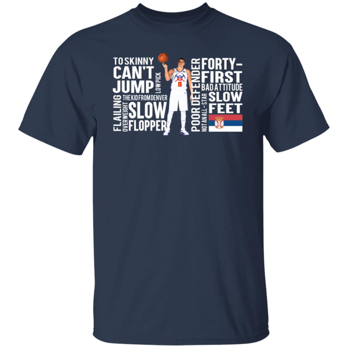 Too Skinny Can’t Jump Low Pick The Kid From Denver Shirt, Hoodie, Tank