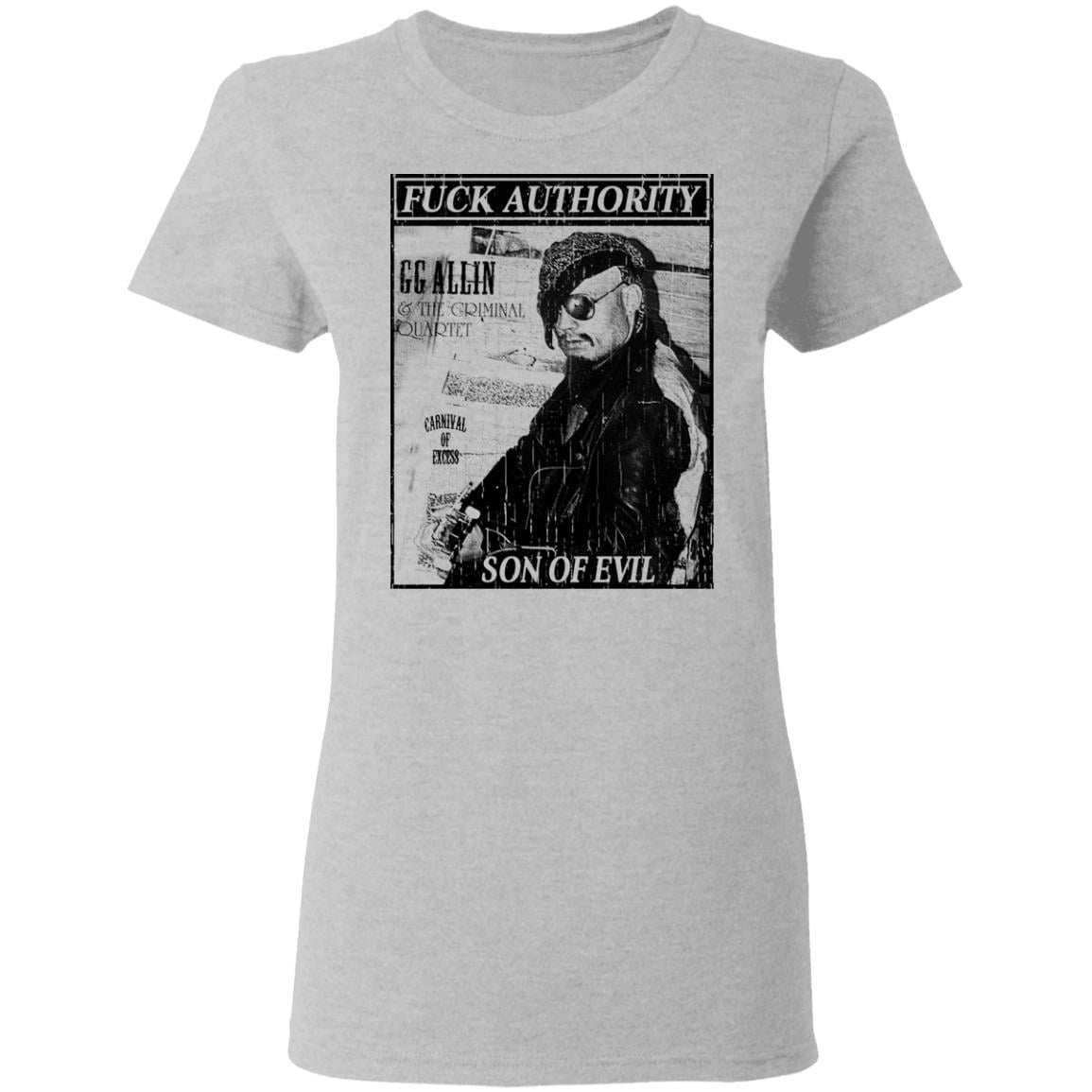 Fuck Authority Son Of Evil Shirt, Hoodie, Tank