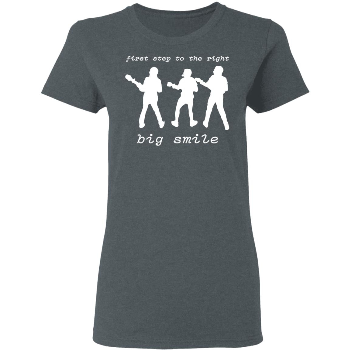 First Step To The Right Big Smile Vulfpeck Shirt, Hoodie, Tank