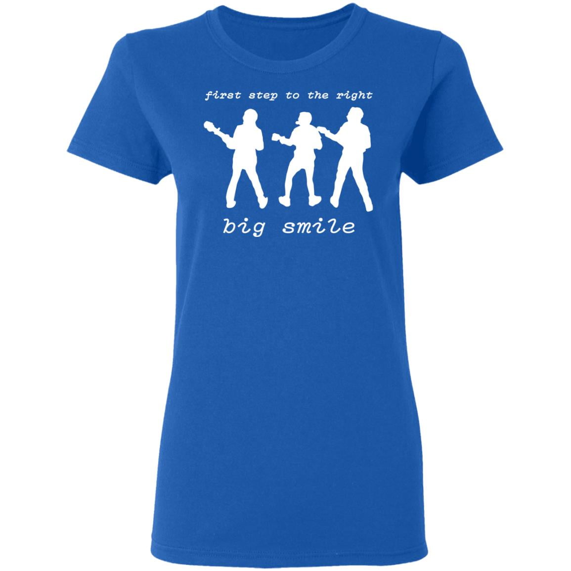 First Step To The Right Big Smile Vulfpeck Shirt, Hoodie, Tank