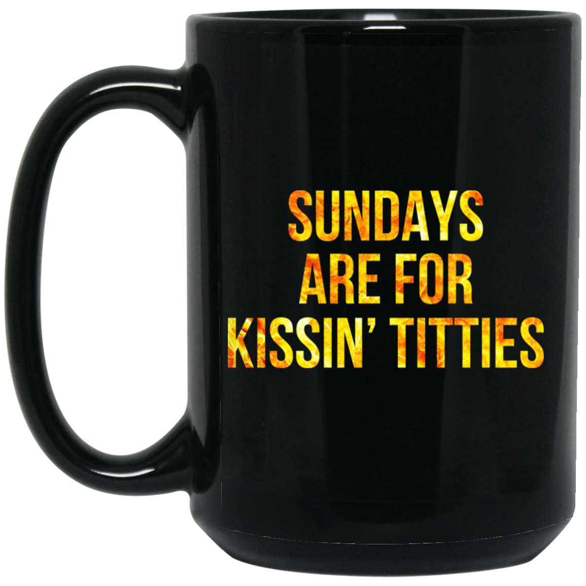 Sundays Are For Kissin’ Titties Mitch Trubisky Era Mug