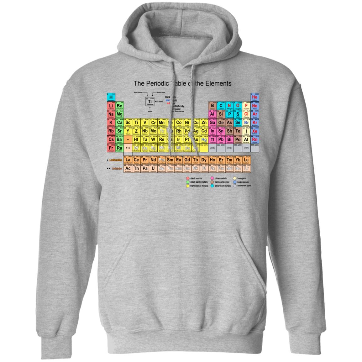 The Periodic Table Of The Elements Shirt, Hoodie, Tank