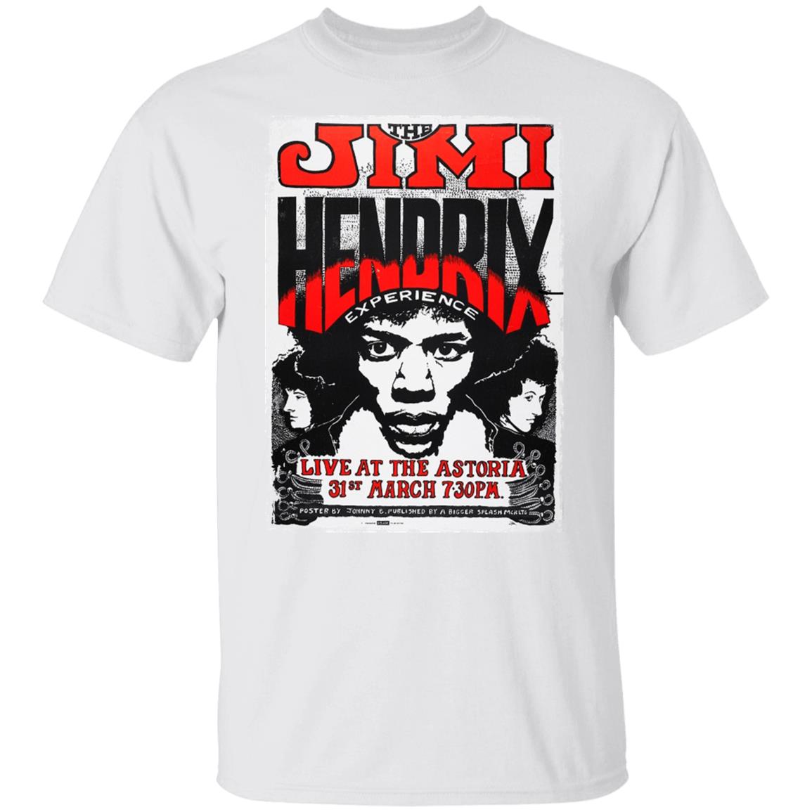 The Jimi Hendrix Experience Live At The Astoria 31st March Shirt, Hoodie, Tank