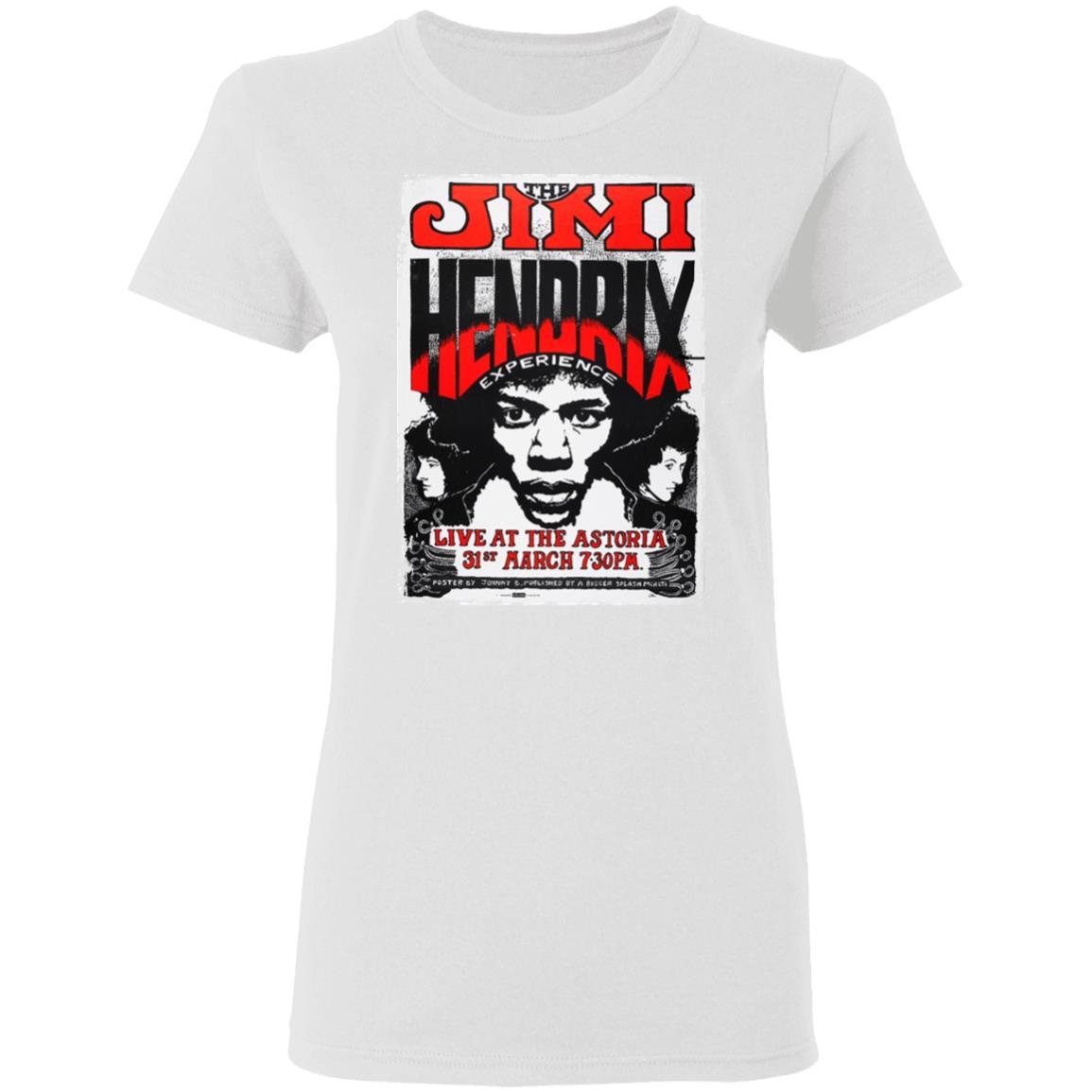 The Jimi Hendrix Experience Live At The Astoria 31st March Shirt, Hoodie, Tank