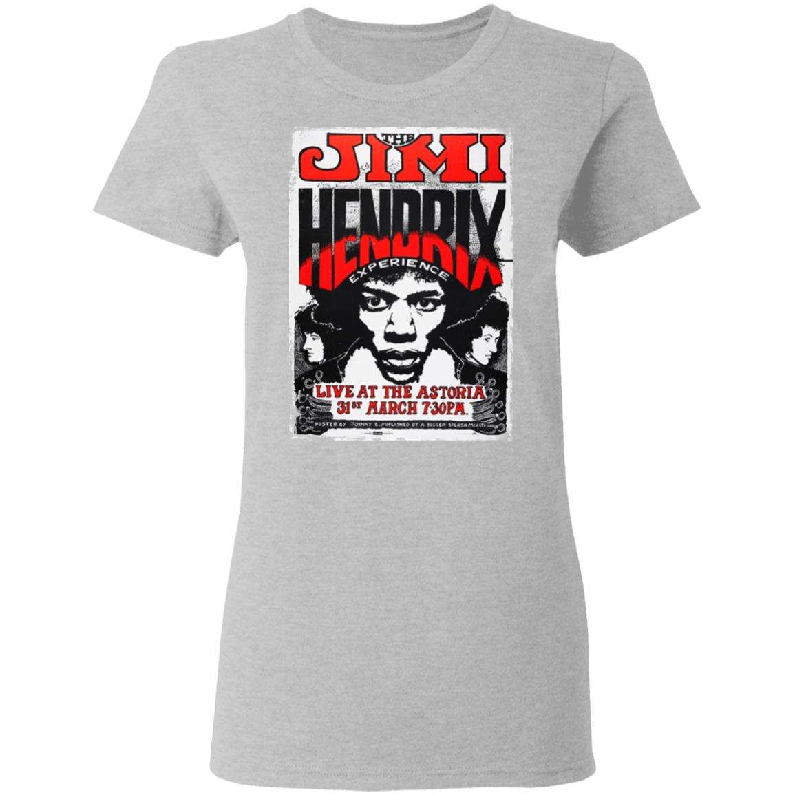 The Jimi Hendrix Experience Live At The Astoria 31st March Shirt, Hoodie, Tank