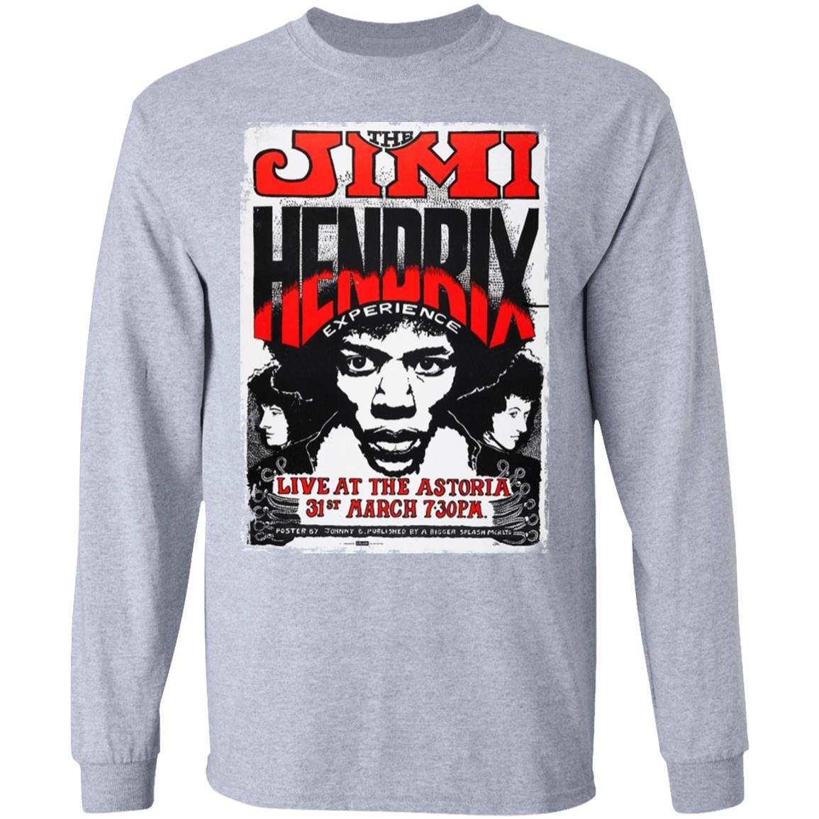 The Jimi Hendrix Experience Live At The Astoria 31st March Shirt, Hoodie, Tank