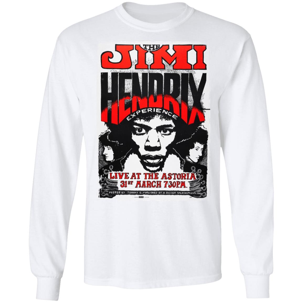 The Jimi Hendrix Experience Live At The Astoria 31st March Shirt, Hoodie, Tank