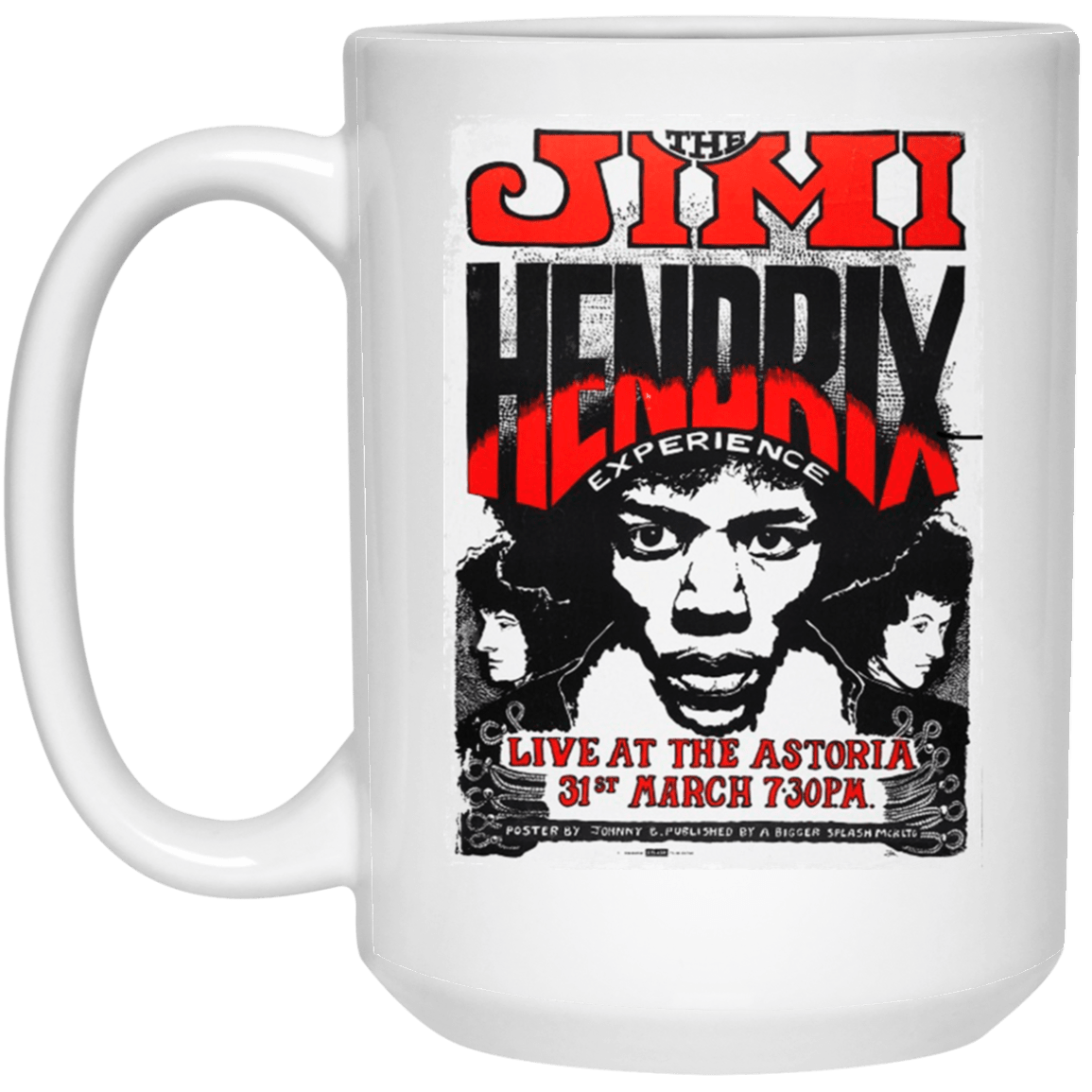 The Jimi Hendrix Experience Live At The Astoria 31st March Mug