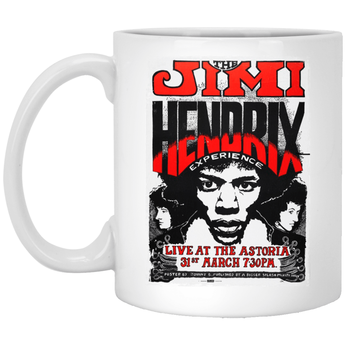 The Jimi Hendrix Experience Live At The Astoria 31st March Mug