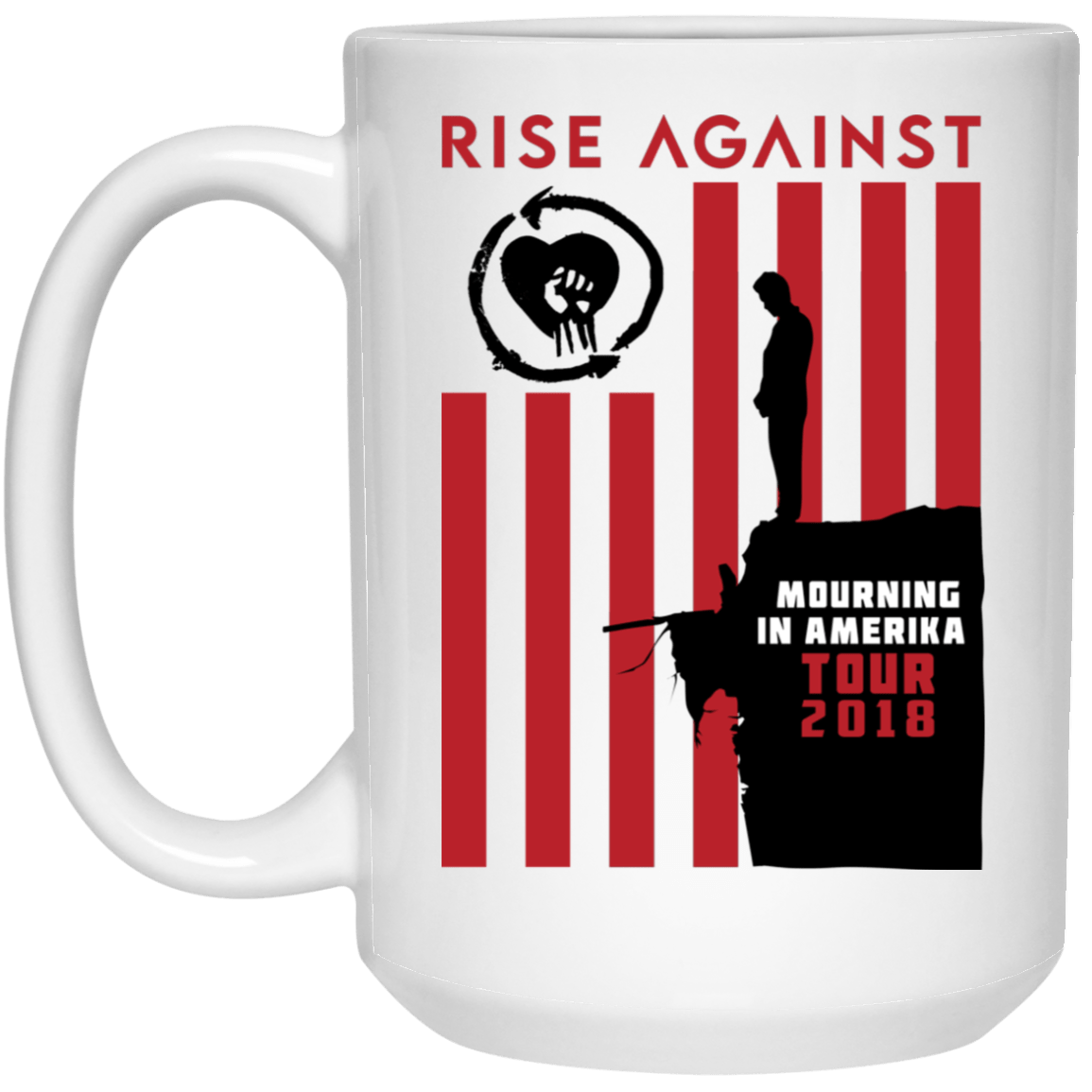Rise Against Mourning In America Tour 2018 Mug