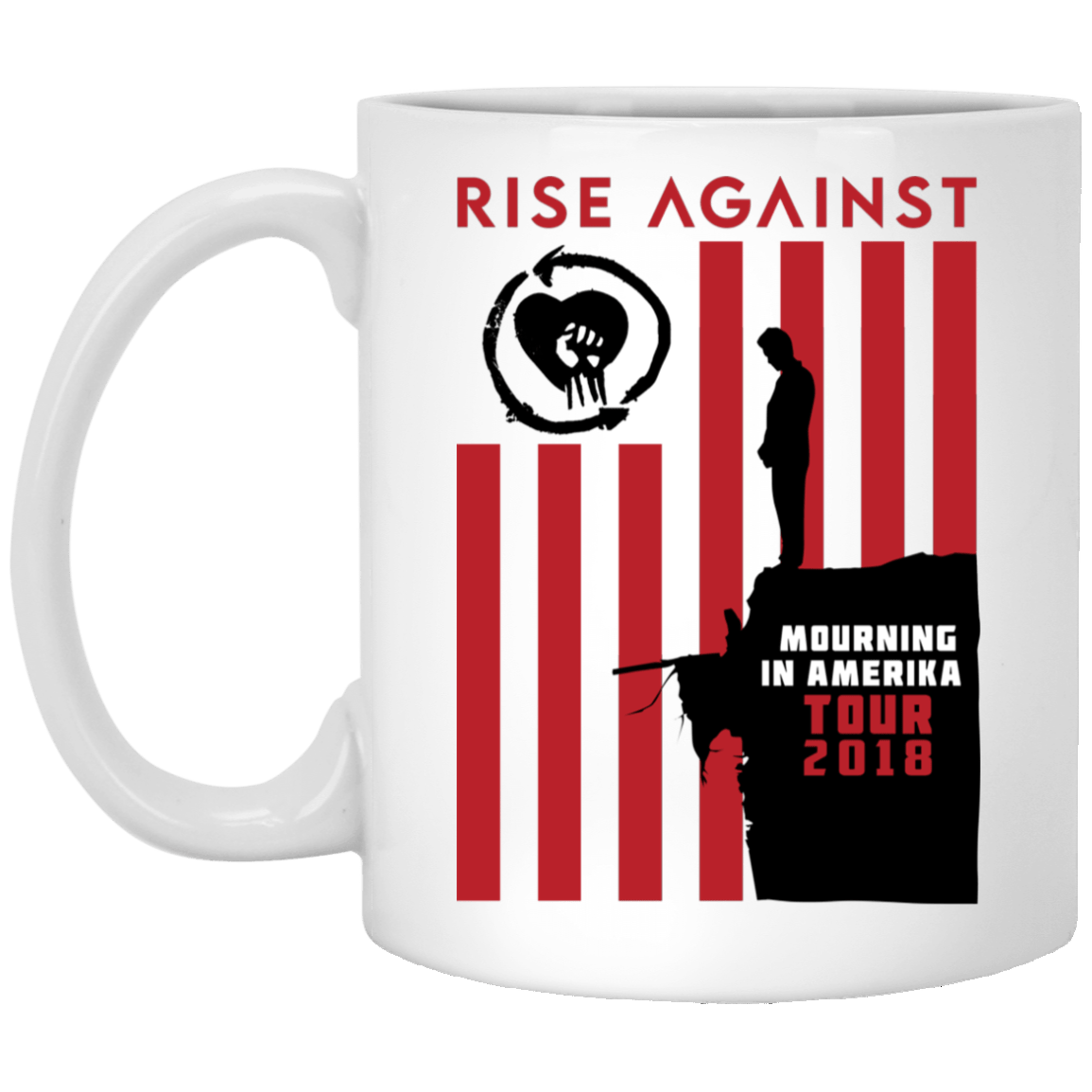 Rise Against Mourning In America Tour 2018 Mug