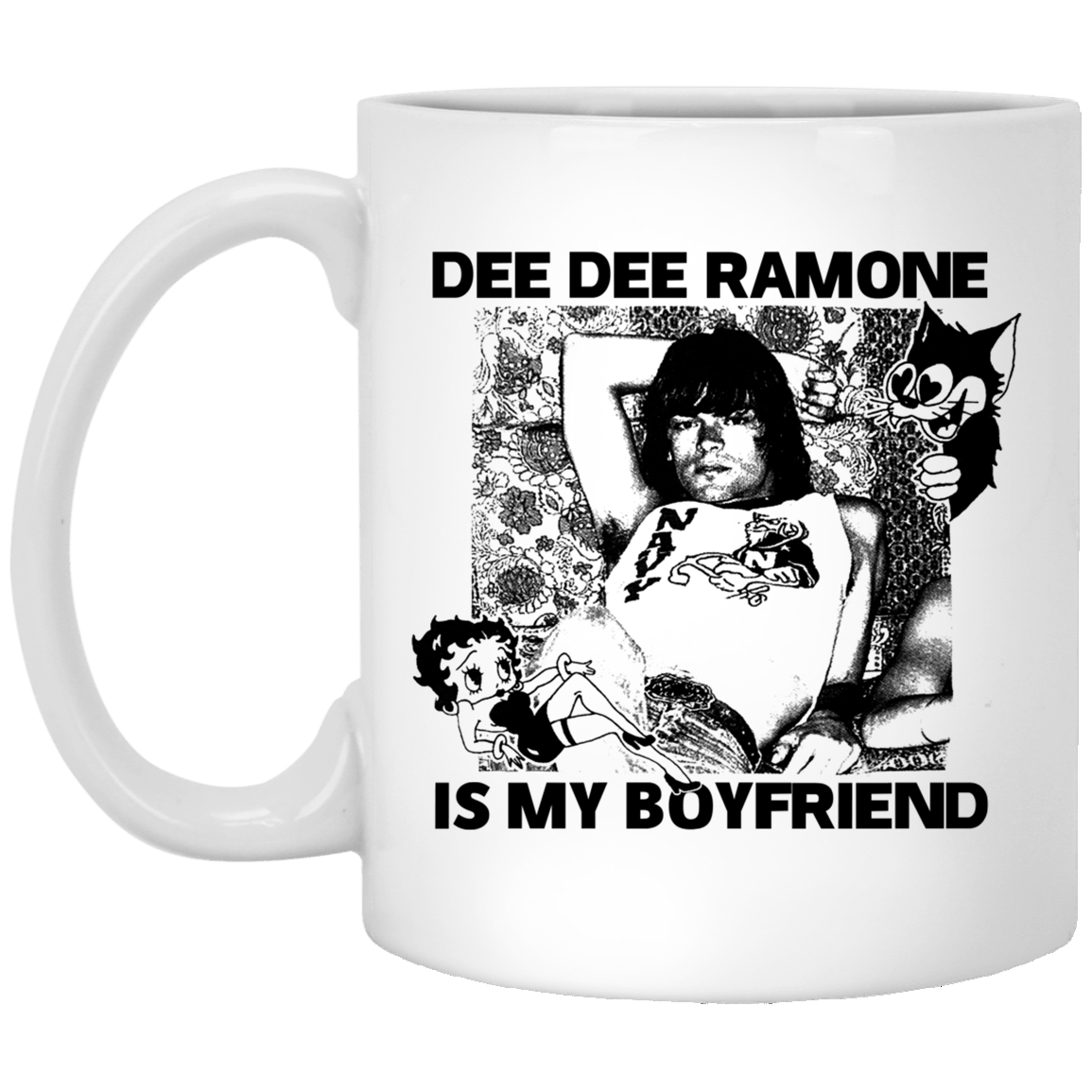Dee Dee Ramone Is My Boyfriend Mug