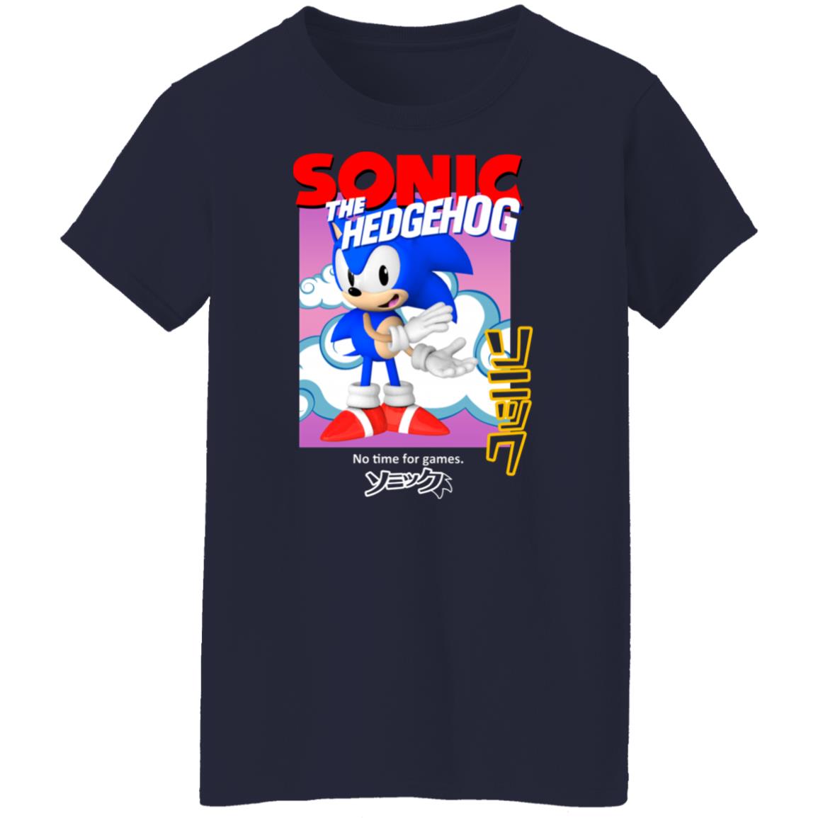 Sonic The Hedgehog No Time For Games Shirt, Hoodie, Tank
