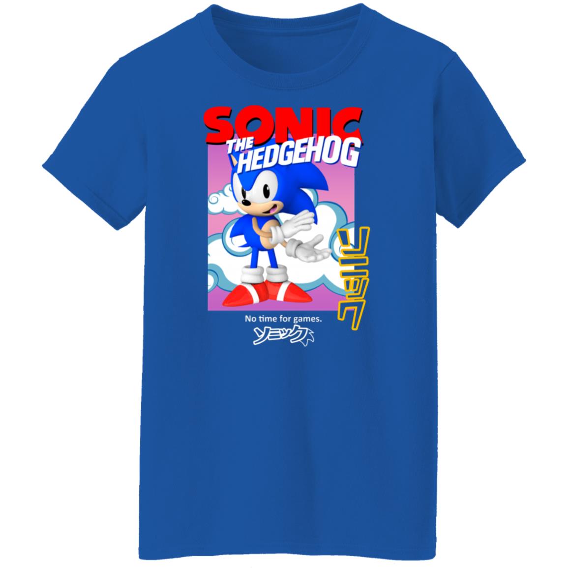 Sonic The Hedgehog No Time For Games Shirt, Hoodie, Tank