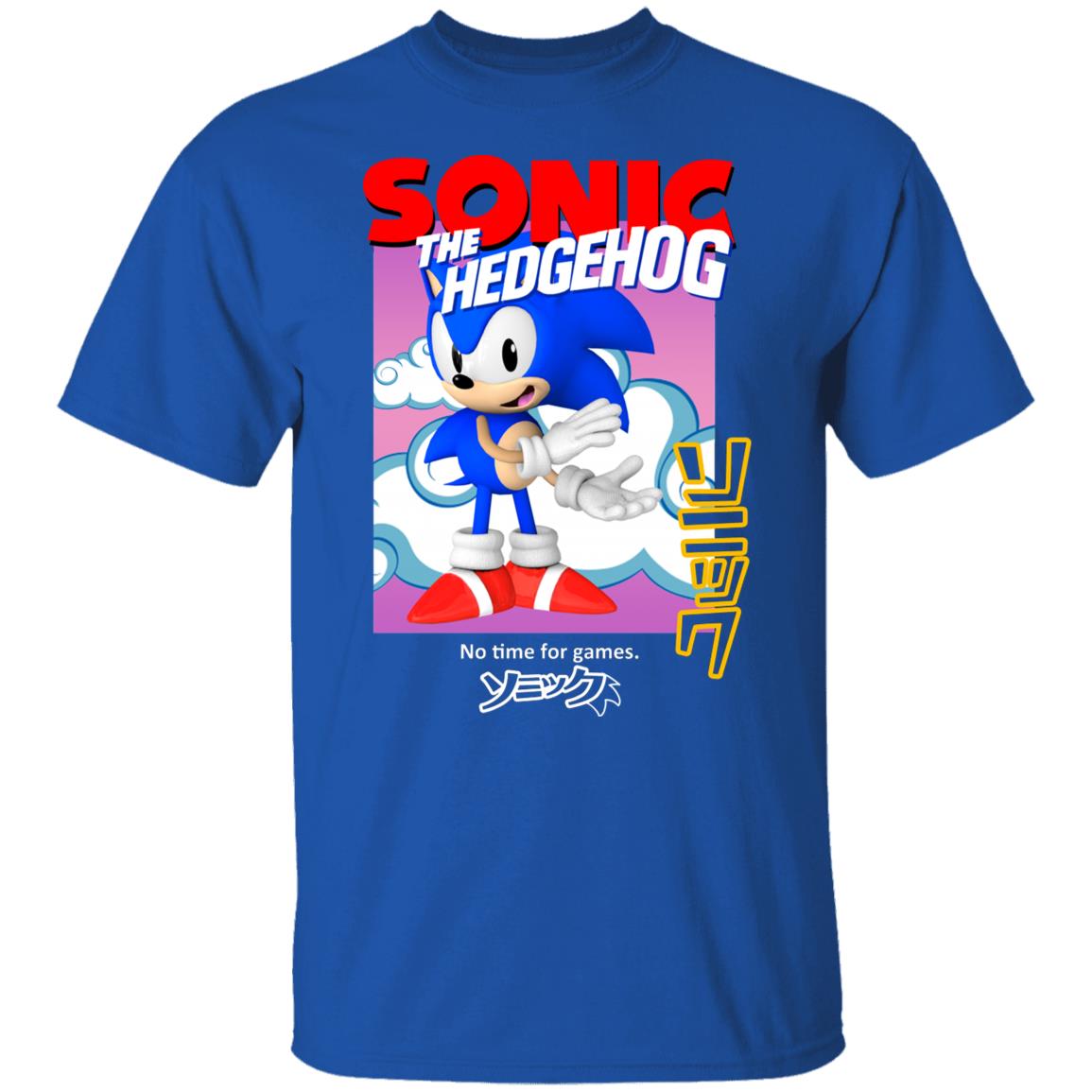 Sonic The Hedgehog No Time For Games Shirt, Hoodie, Tank