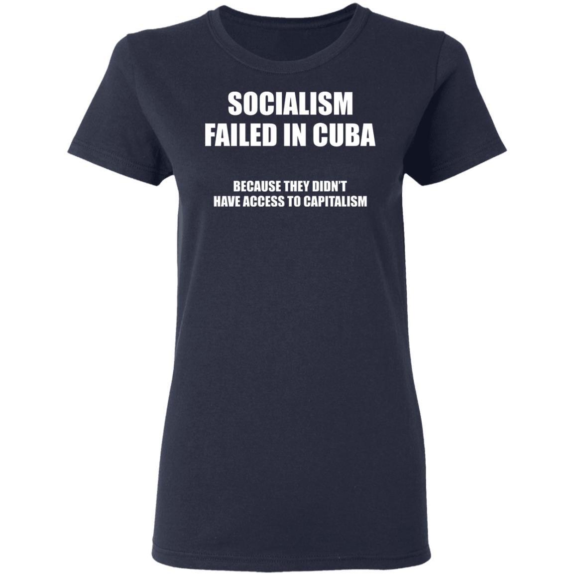 Socialism Failed in Cuba Because They Don’t Have Access To Capitalism Shirt, Hoodie, Tank