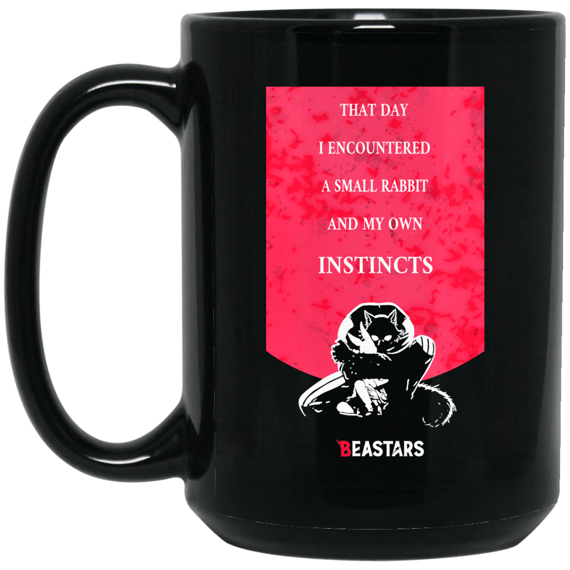 That Day I Encountered A Small Rabbit And My Own Instincts Beastars Instincts Legoshi & Haru Mug
