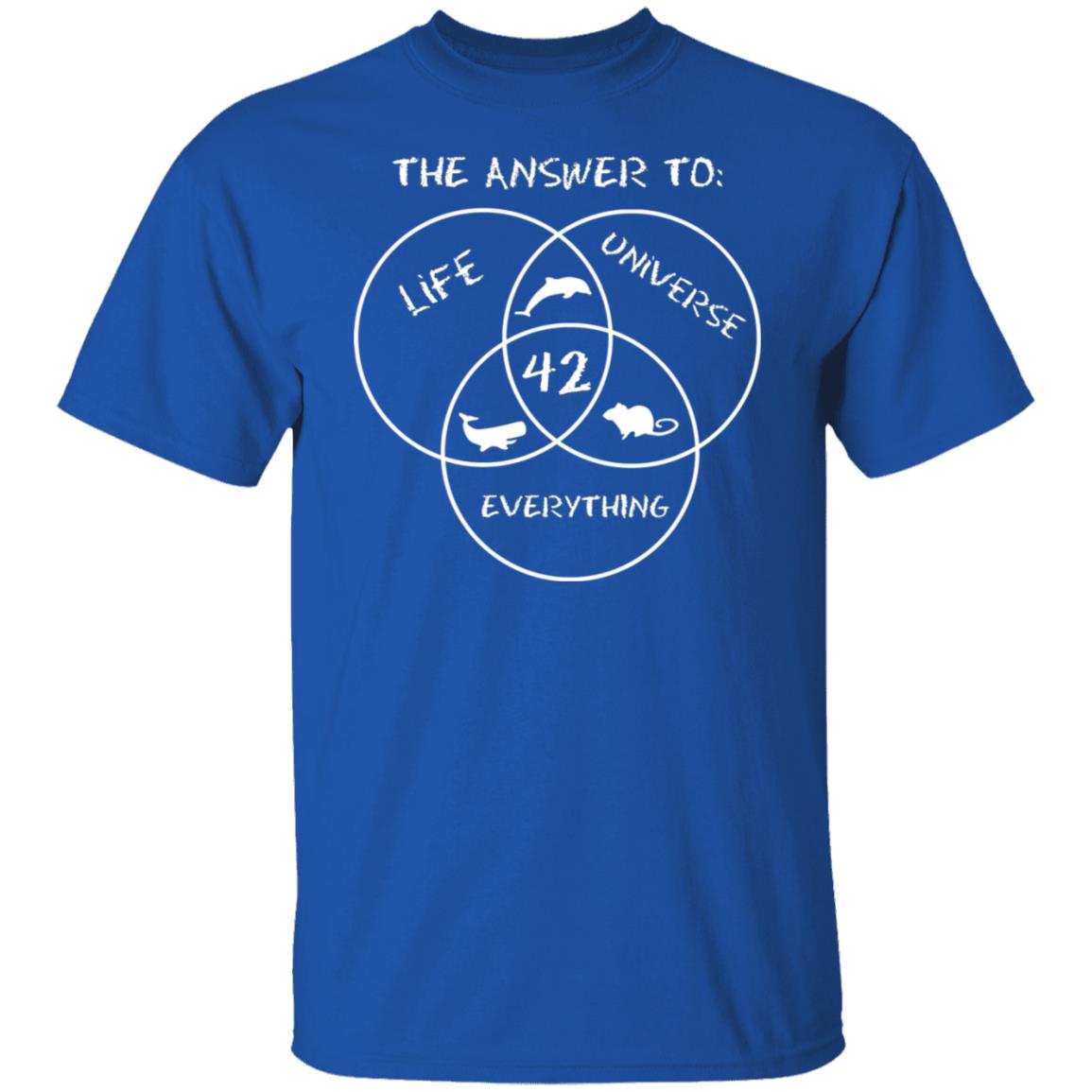 42 The Answer To Life Universe Everything Shirt, Hoodie, Tank