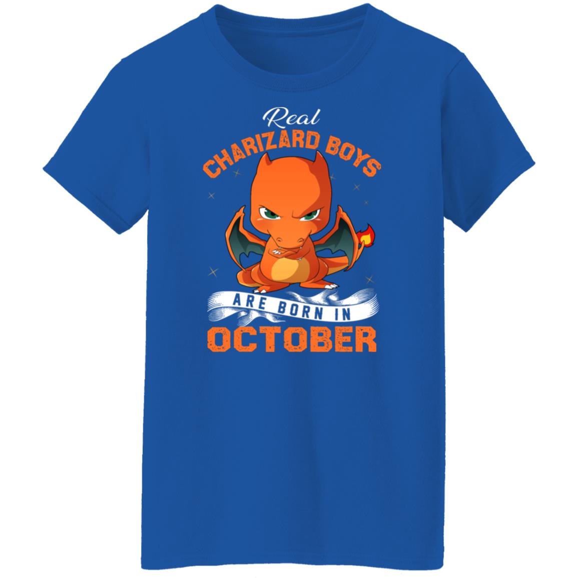 Real Charizard Boys Are Born In October Shirt, Hoodie, Tank