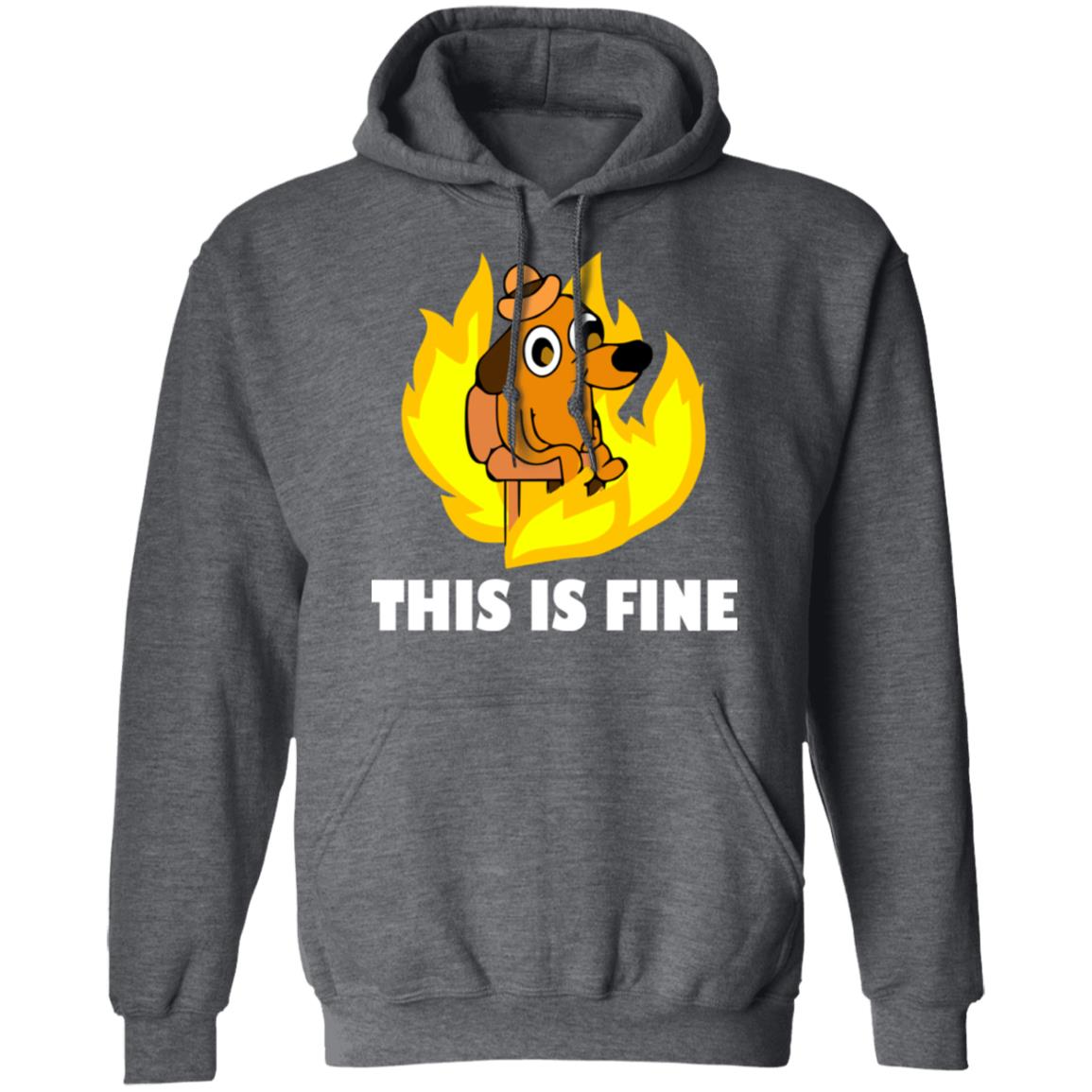 This Is Fine Dog Internet Meme Burning San Francisco Shirt, Hoodie, Tank