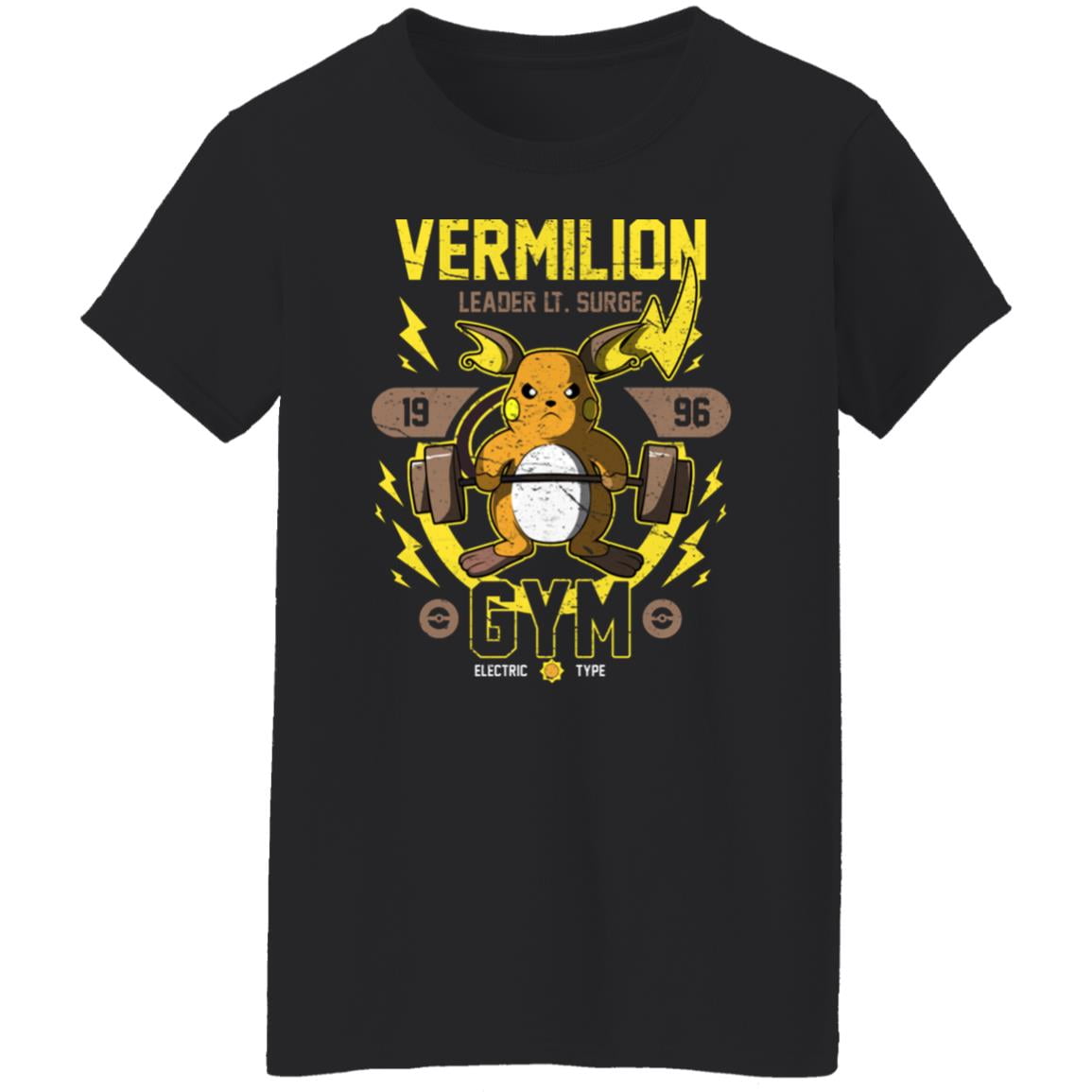 Vermilion Gym Leader Lt Surge 1996 Gym Shirt, Hoodie, Tank