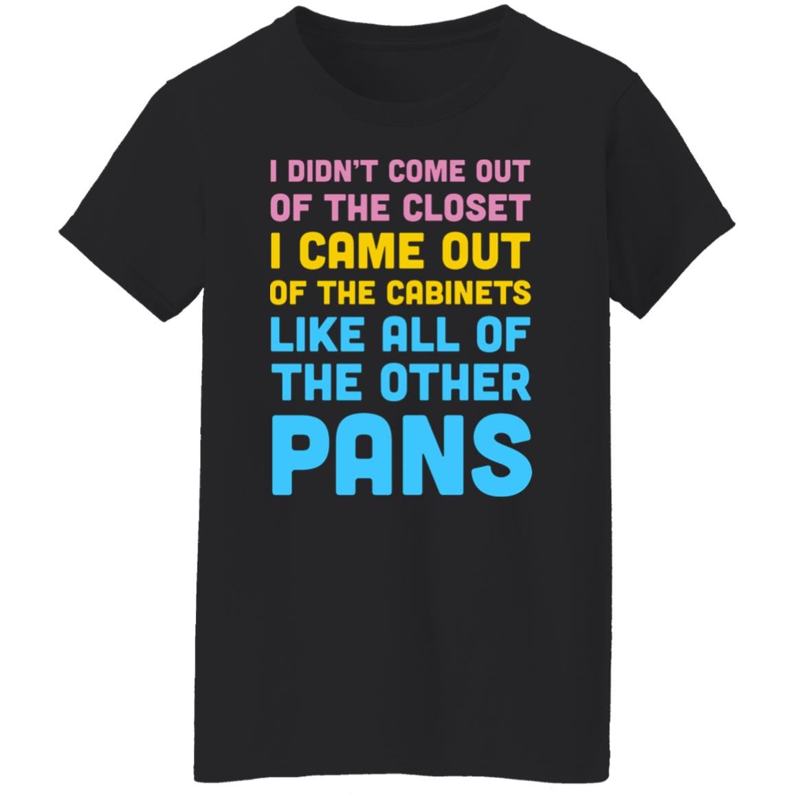 I Didn’t Come Out Of The Closet I Came Out Of The Cabinets Like All Of The Other Pans Shirt, Hoodie, Tank