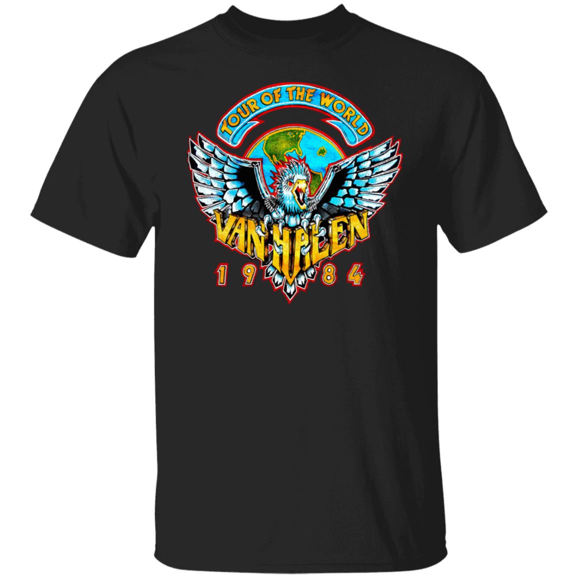 Van Halen 1984 Tour Of The World Shirt, Hoodie, Tank