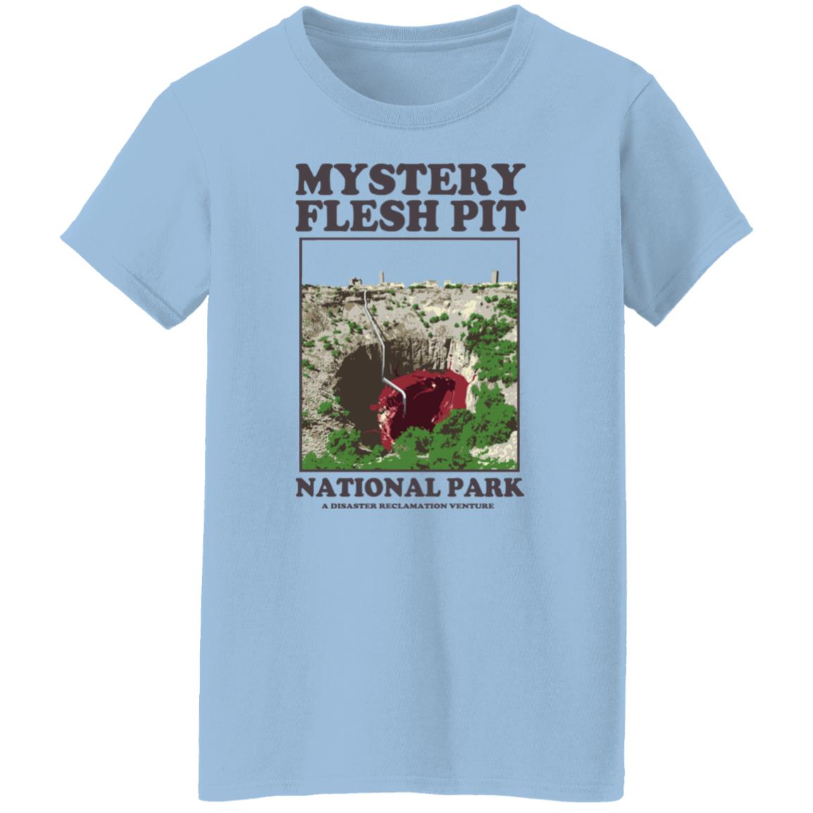 Mystery Flesh Pit National Park A Disaster Reclamation Venture Shirt, Hoodie, Tank