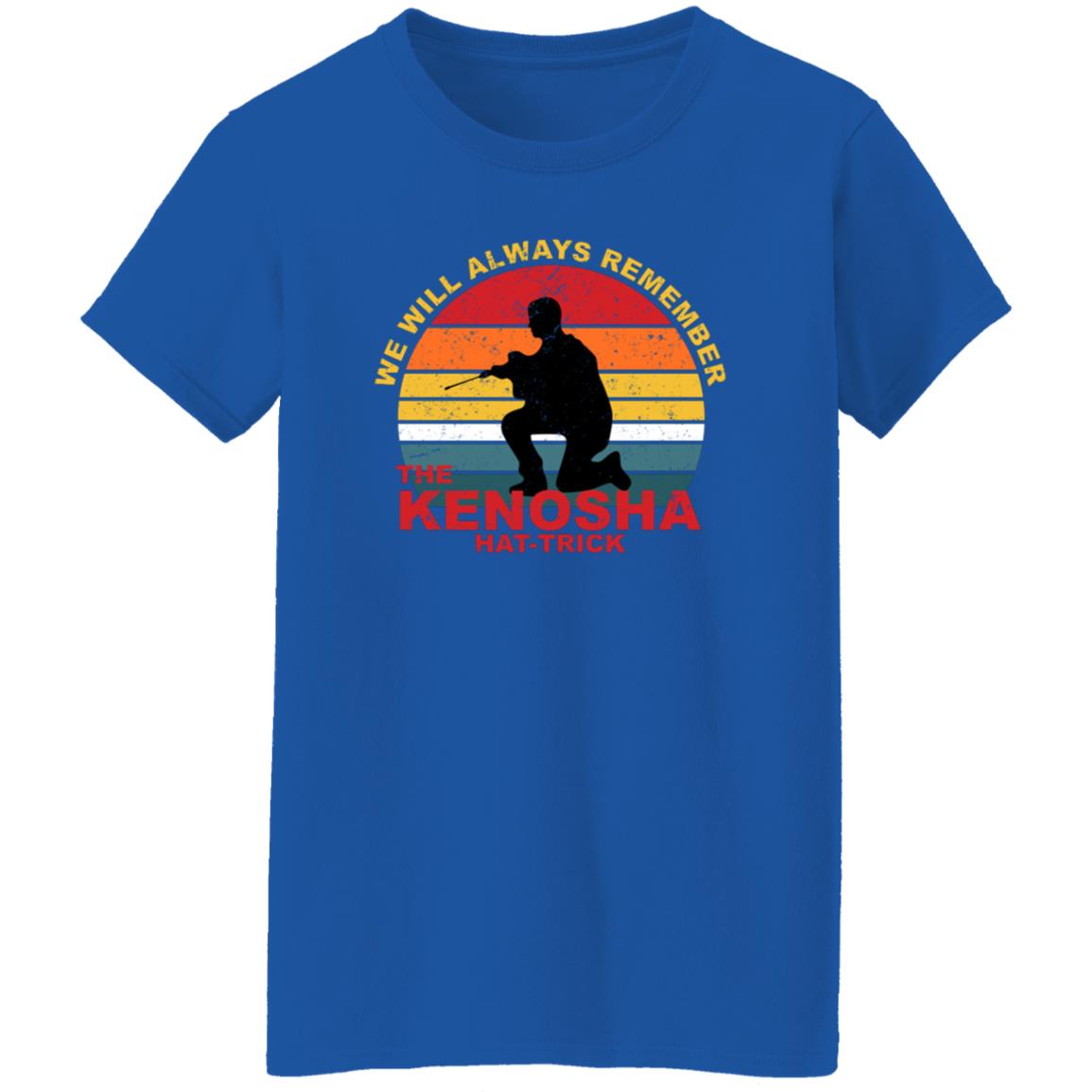 Kyle Rittenhouse We Will Always Remember The Kenosha Hat Trick Shirt, Hoodie, Tank