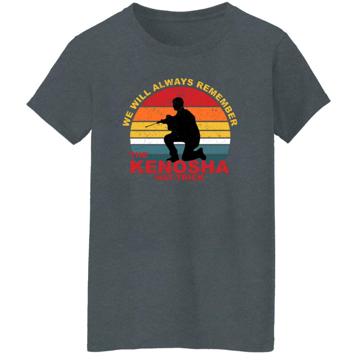 Kyle Rittenhouse We Will Always Remember The Kenosha Hat Trick Shirt, Hoodie, Tank