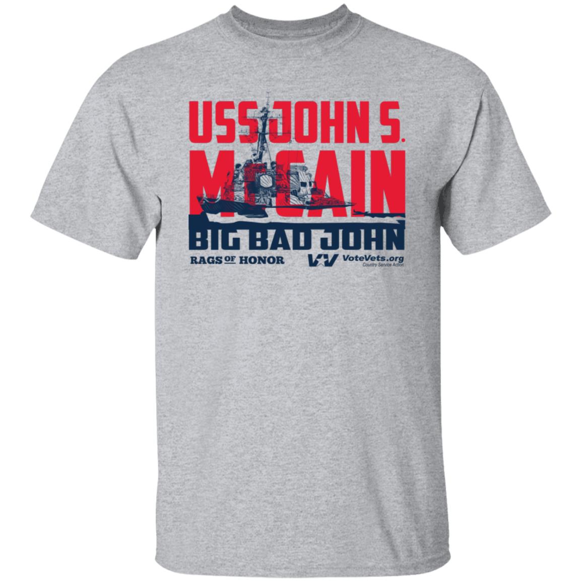 Uss John Votevets Mccain A Rags Of Honor Shirt, Hoodie, Tank