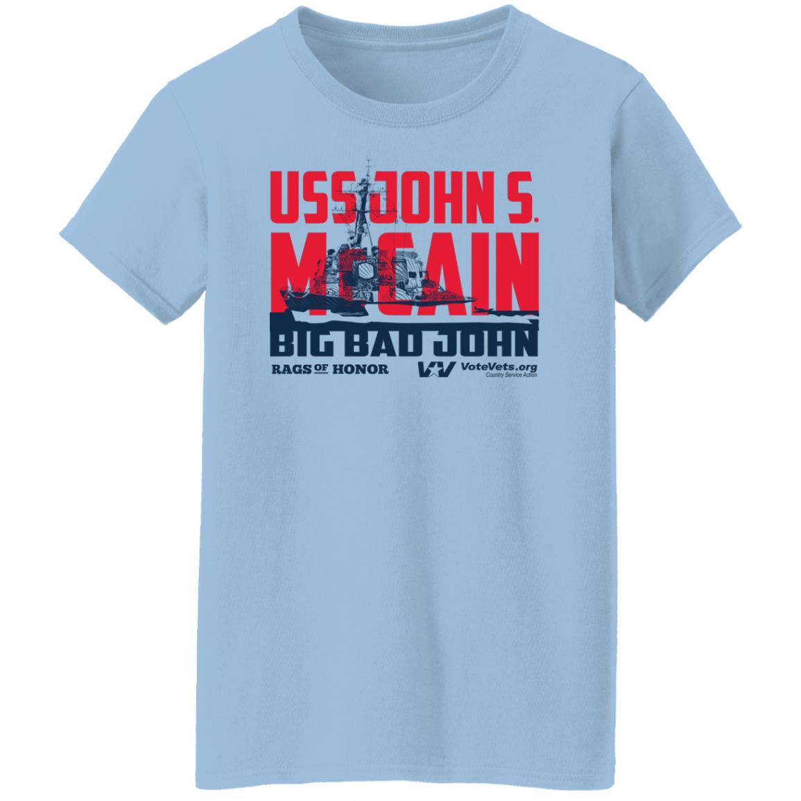 Uss John Votevets Mccain A Rags Of Honor Shirt, Hoodie, Tank