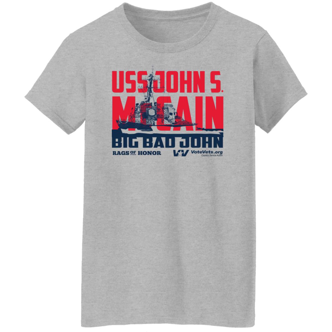 Uss John Votevets Mccain A Rags Of Honor Shirt, Hoodie, Tank