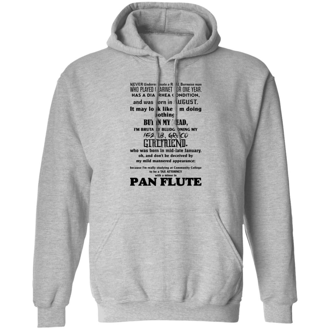 Never Underestimate A Real Burmese Man Who Played Clarinet For One Year Shirt, Hooodie, Tank