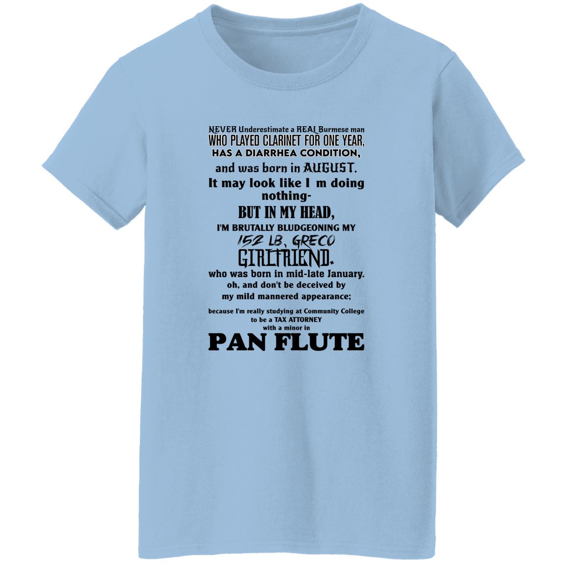 Never Underestimate A Real Burmese Man Who Played Clarinet For One Year Shirt, Hooodie, Tank