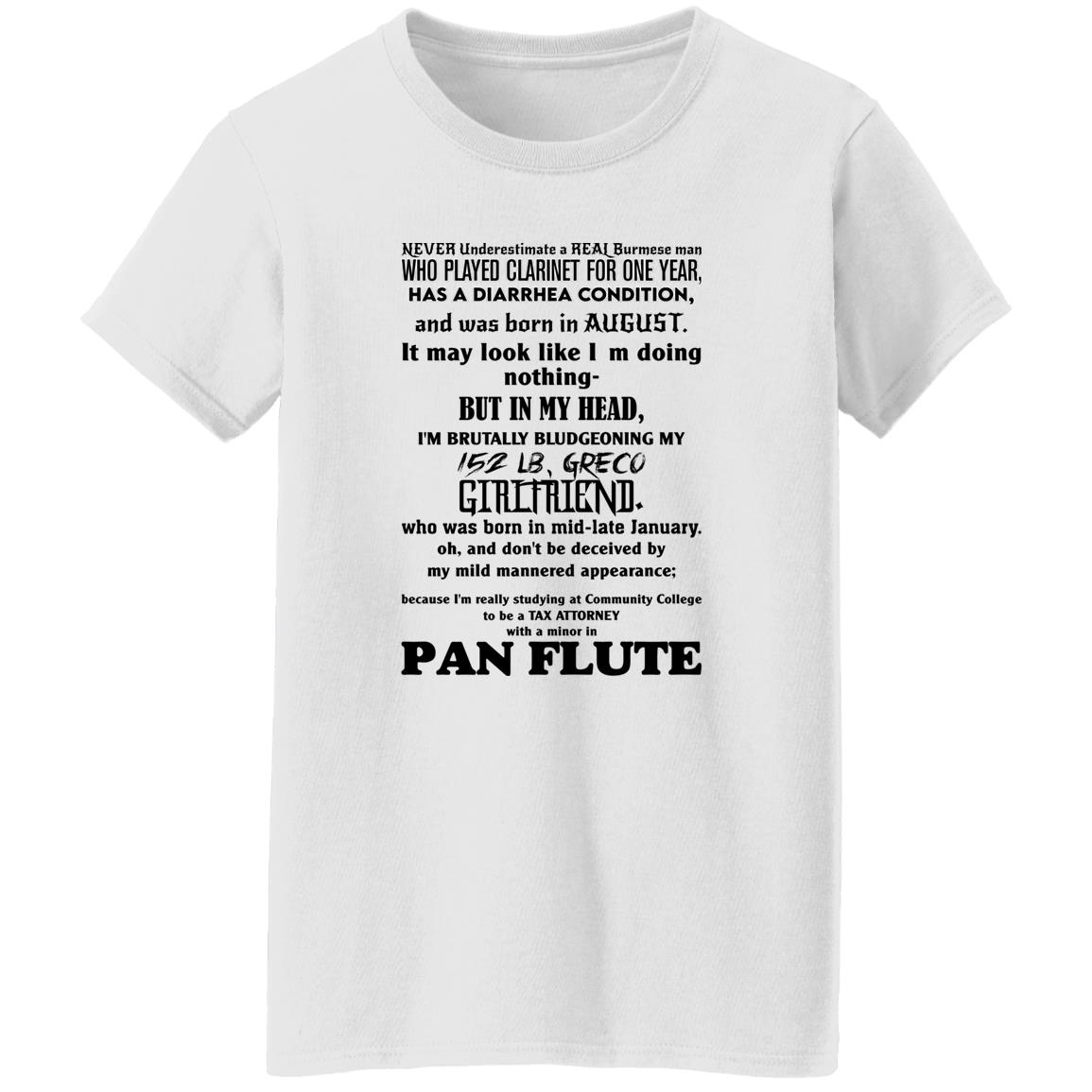 Never Underestimate A Real Burmese Man Who Played Clarinet For One Year Shirt, Hooodie, Tank