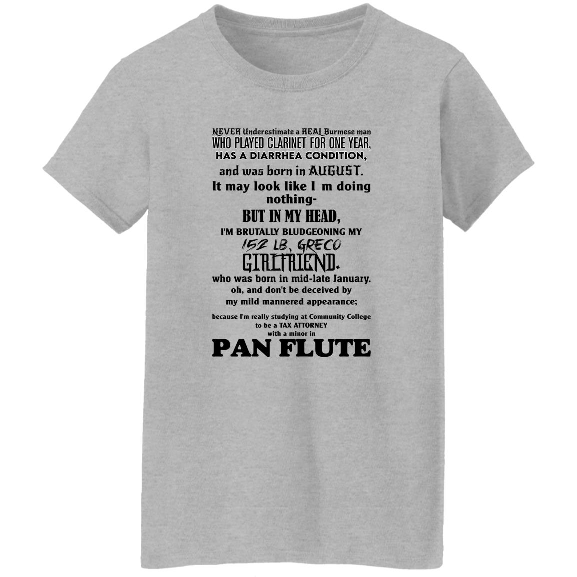 Never Underestimate A Real Burmese Man Who Played Clarinet For One Year Shirt, Hooodie, Tank