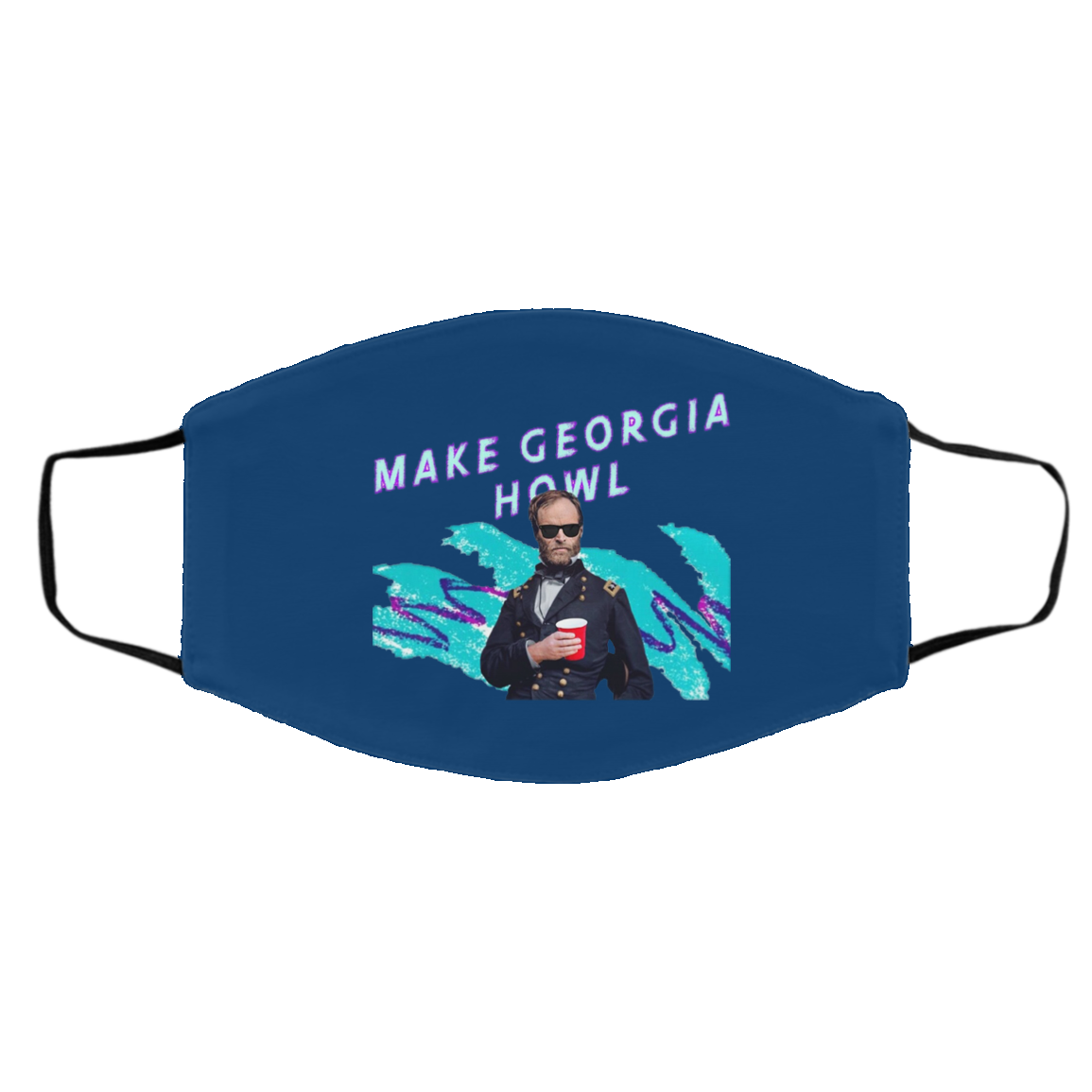William Tecumseh Sherman Make Georgia Howl Face Mask